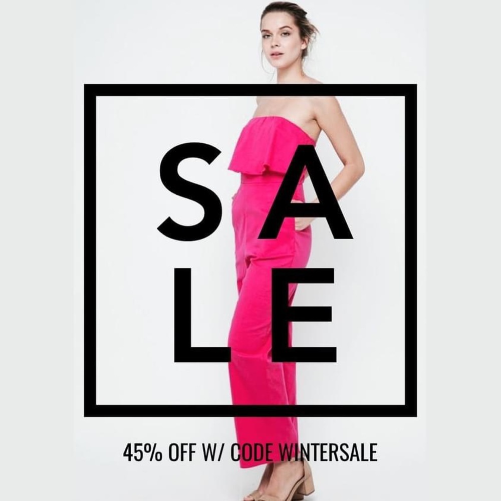 Everything 45% off sitewide